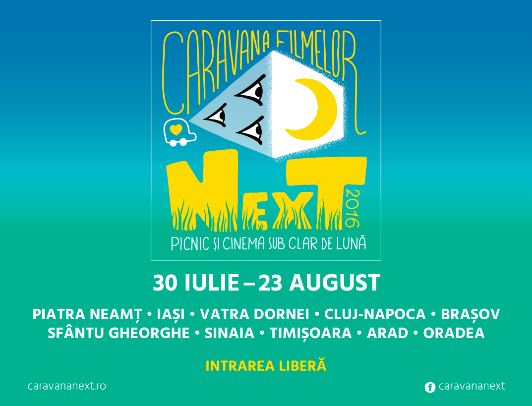 Caravana Filmelor NexT, pe 30 şi 31 iulie, la Piatra Neamţ
