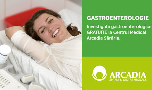 Investigații gastroenterologice gratuite la Centrul Medical Arcadia Sărărie