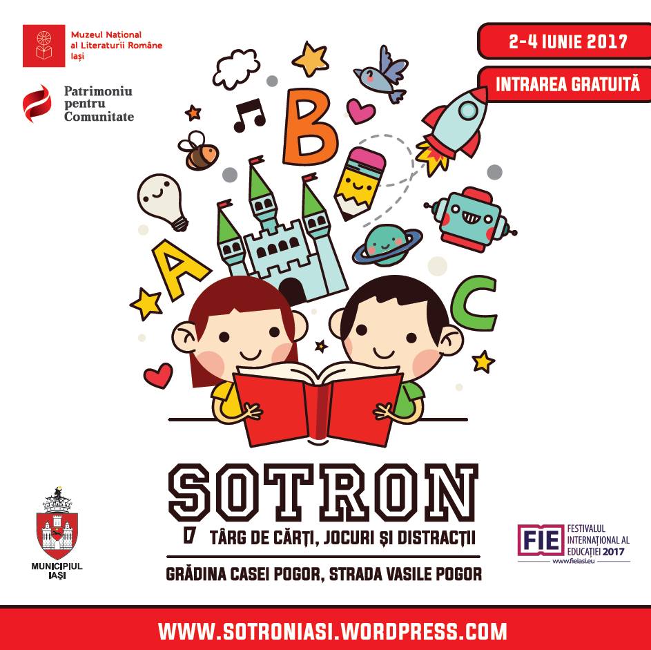 Trei zile de evenimente gratuite pentru copii la „Șotron. Târg de cărți, jocuri și distracții”