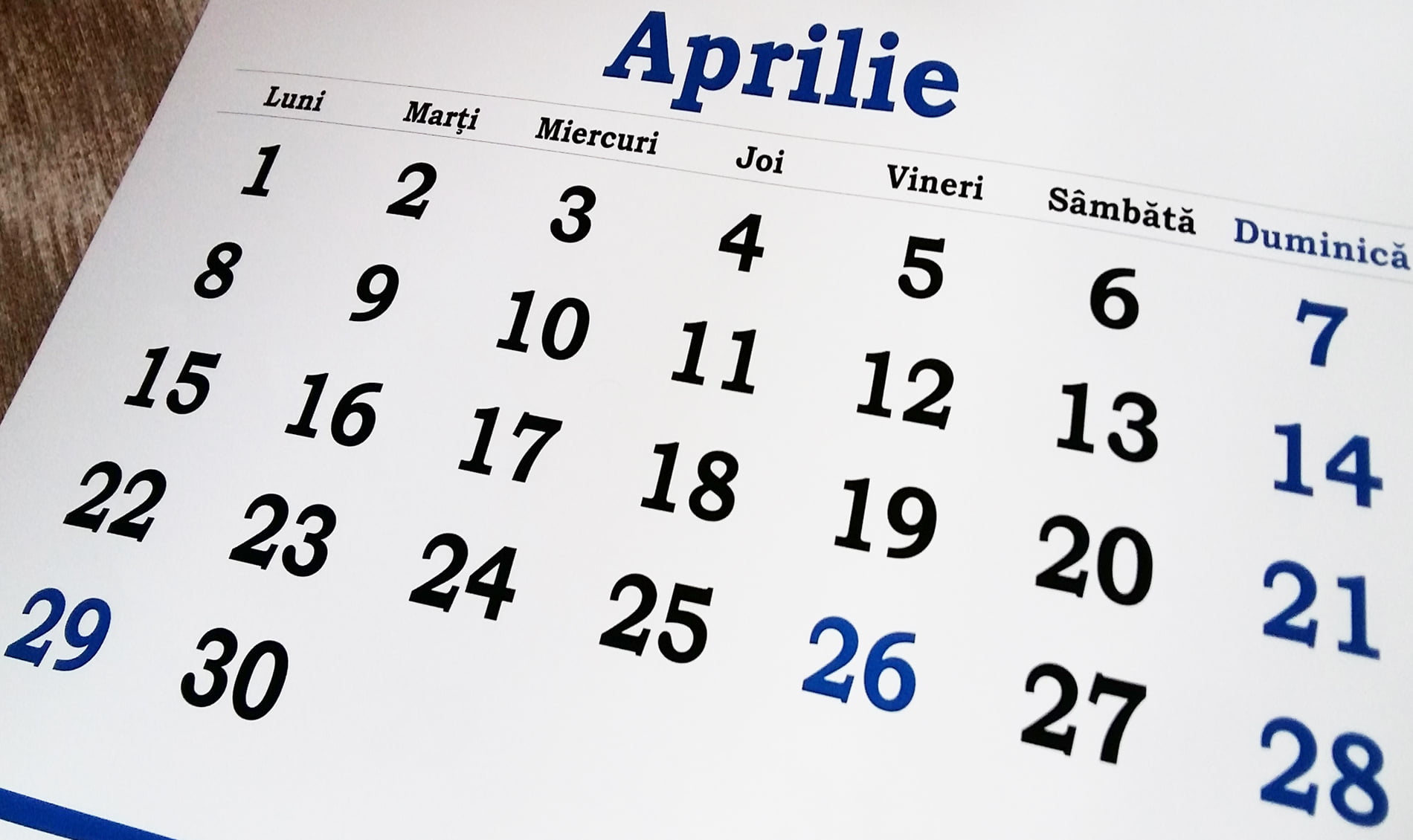 Ziua de 30 aprilie, zi liberă pentru salariaţii din sectorul public. Minivacanță de 6 zile, de Paști