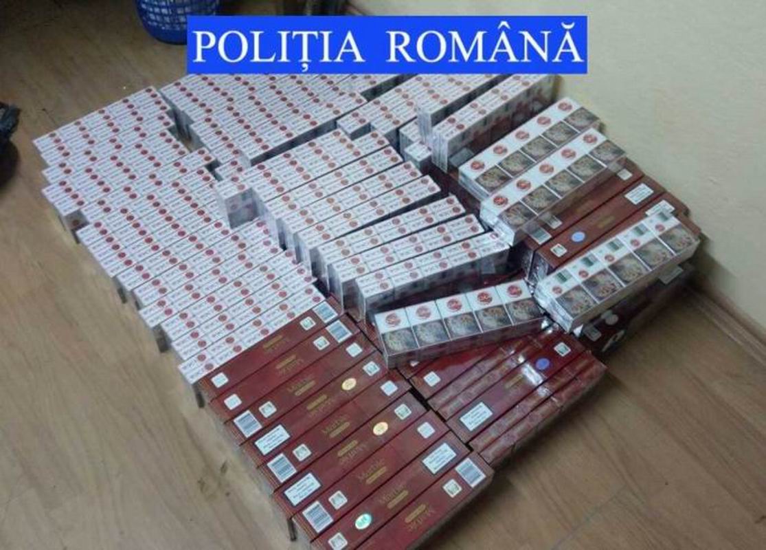 19.000 de țigări de contrabandă confiscate de polițiști la Bîra