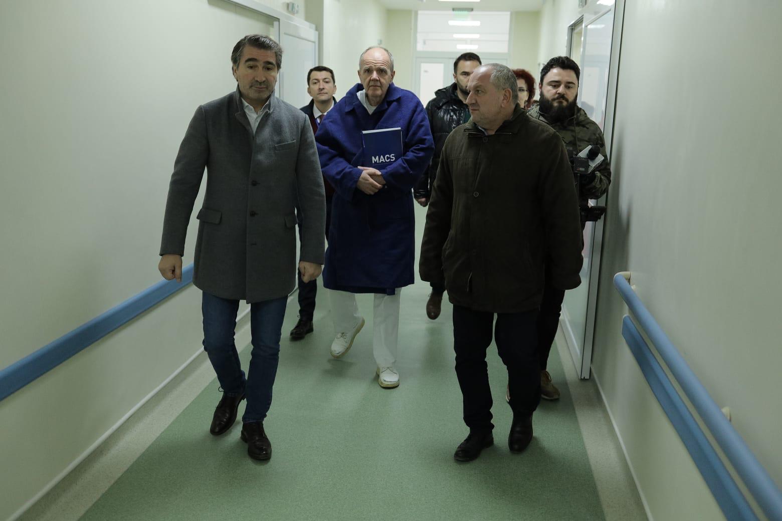 Președintele Consiliului Județean a verificat stadiul lucrărilor de modernizare de la Spitalul Piatra Neamț