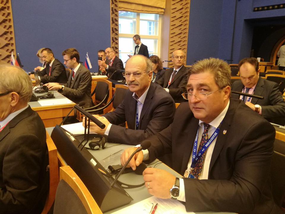 Senatorul Dan Manoliu, la reuniunea preşedinţilor comisiilor economice privind conexiunile europene de transport